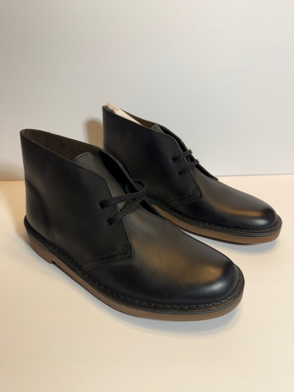 Clarks Black Leather Bushacre 2